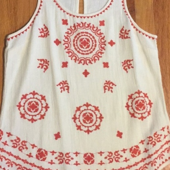 Lucky Brand Embroidered Tank Top - Picture 5 of 5